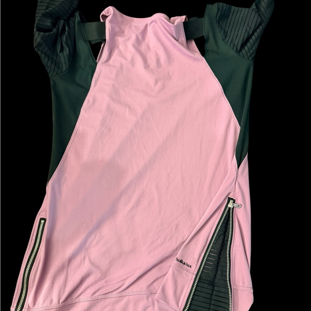 Luxa·Lux Morph Zip Long Sleeve Athletic Top NWT Primrose Pink Size M